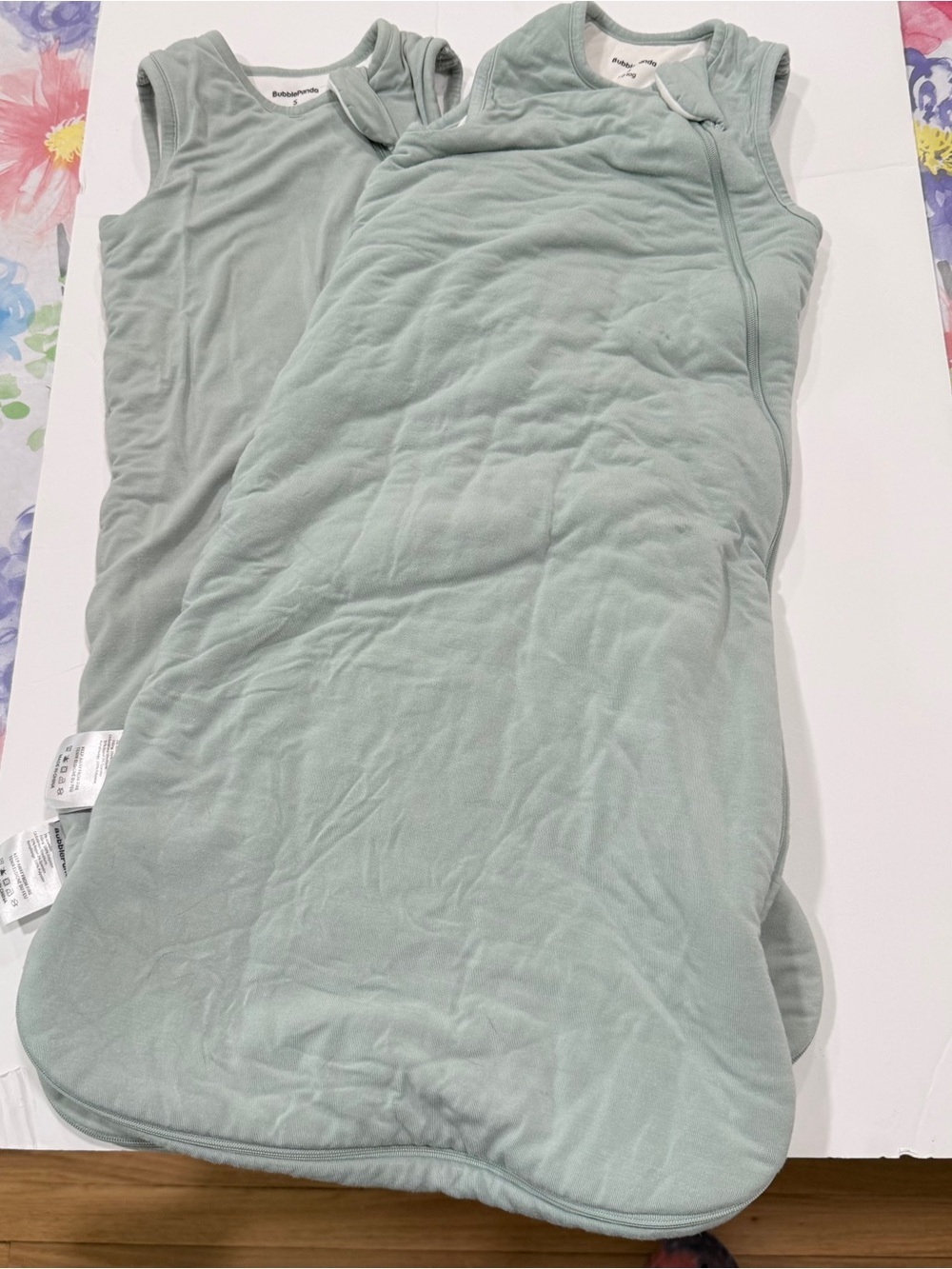 Set of two bubble panda 1.0 tog  sleep sacks size small (7-18lbs)
